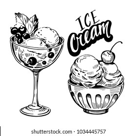 Ice cream. Vector illustration