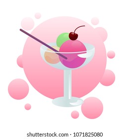 ice cream vector illustration