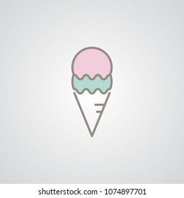 ice cream  vector illustration