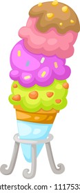 ice cream vector illustration