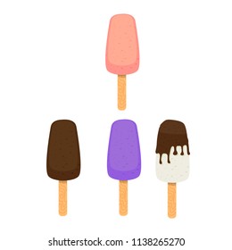 ice cream, vector illustration