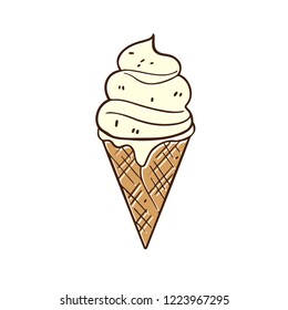 Ice cream Vector illustration