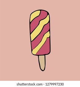 ice cream. vector illustration