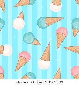 Ice cream. Vector illustration