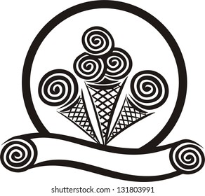 Ice cream vector illustration