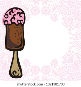Ice cream. Vector illustration
