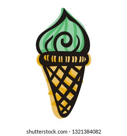 Ice cream. Vector illustration