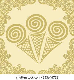 Ice cream vector illustration