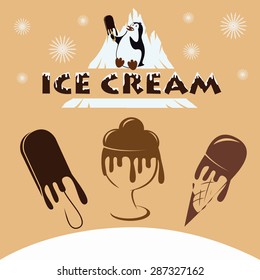 ice cream vector illustration