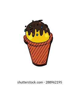 Ice cream vector illustration 