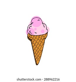 Ice cream vector illustration 