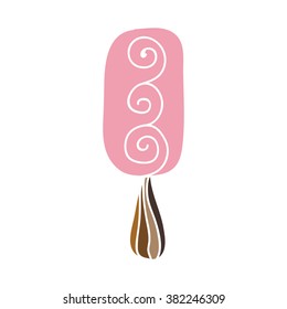 Ice cream vector illustration