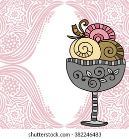 Ice cream vector illustration
