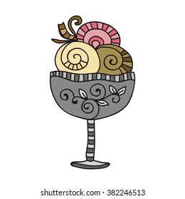 Ice cream vector illustration