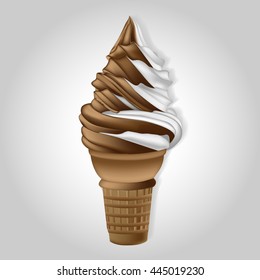 ice cream vector illustration.
