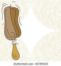 Ice cream. Vector illustration.