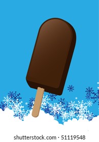 Ice cream vector illustration.