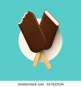 Ice cream vector illustration