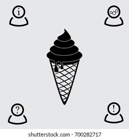 Ice cream vector illustration