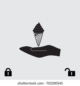 Ice cream vector illustration