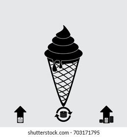 Ice cream vector illustration