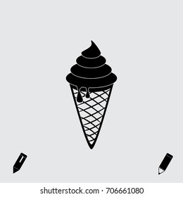 Ice cream vector illustration