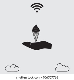 Ice cream vector illustration