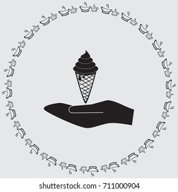 Ice cream vector illustration