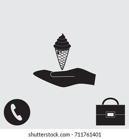 Ice cream vector illustration