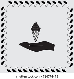 Ice cream vector illustration