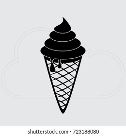 Ice cream vector illustration