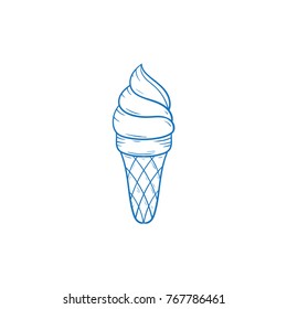 ice cream vector illustration