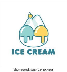 ice cream vector illustration design