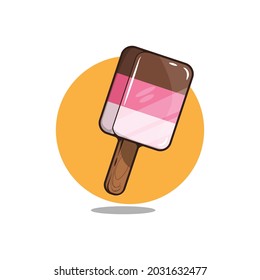 ice cream vector illustration EPS 10 editable perfect for business ads food and icon. Size artboard 3000 x 3000
