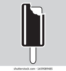 ice cream vector illustration flat icon design lines can be for a logo