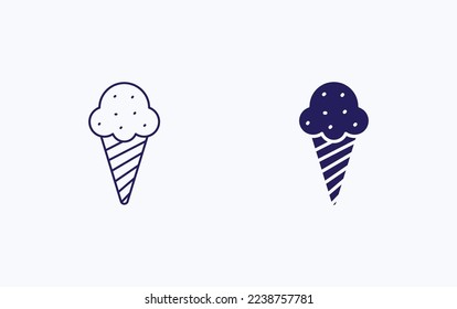 ice cream vector illustration icon
