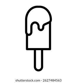Ice cream vector illustration. Ice cream icon