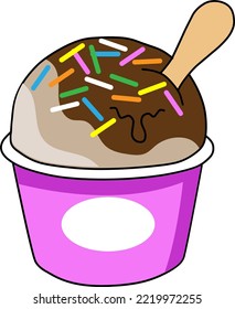 ice cream  vector illustration isolated on white background