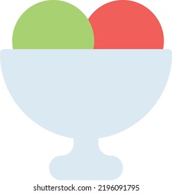 ilustración de helado vector en un fondo transparente. Símbolos de calidad superior. Iconos vectoriales de color de línea para el concepto y el diseño gráfico.