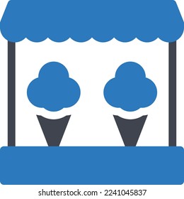ice cream Vector illustration on a transparent background. Premium quality symmbols. Glyphs vector icons for concept and graphic design. 
