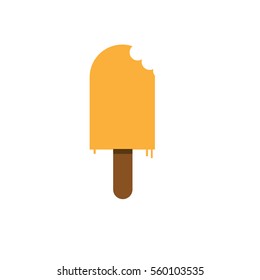 Ice cream vector illustration on white background
