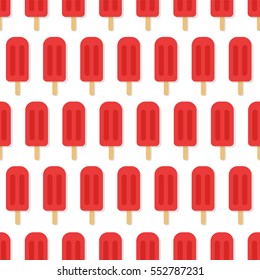 Ice cream vector illustration seamless pattern template