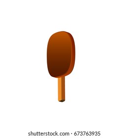 ice cream vector isolated object on white background