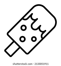 ice cream vector Line Icon. Simple Creative vector Line Icon