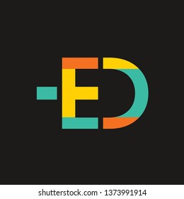 Ice cream vector logo design