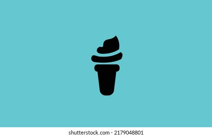 Ice Cream vector logo design