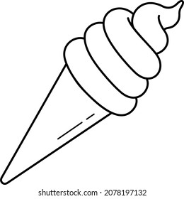 Eis. Vektorsymbol.