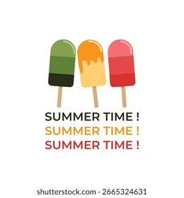 Vector helado perfecto para el Fondo de pantalla de verano.