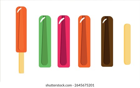 Ice Cream Vector Set for Summer Designs, Sweet Summer, icecream icons, patterns, illustration