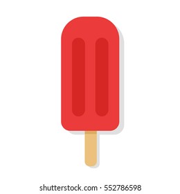 Ice cream vector sign illustration, modern symbol isolated color design